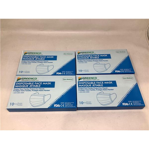 Disposable Face Masks (4 x 10)