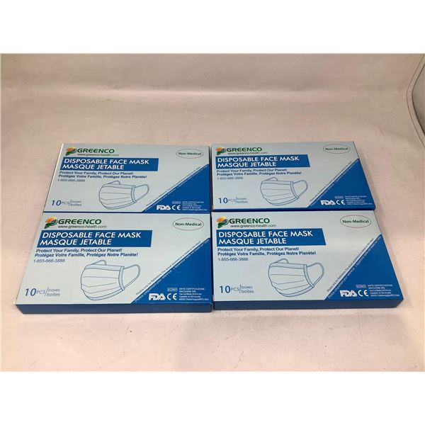 Disposable Face Masks (4 x 10)