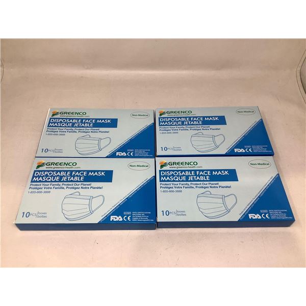 Disposable Face Masks (4 x 10)