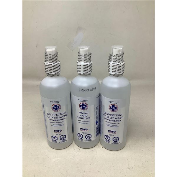 Lot of 3 Spray on Hand Sanitizer