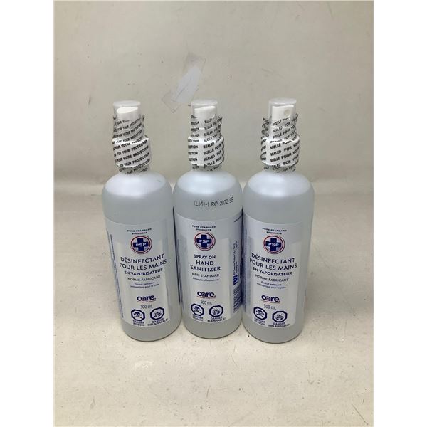 Lot of 3 Spray on Hand Sanitizer