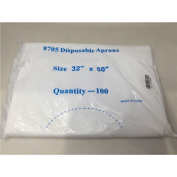 Disposable aprons