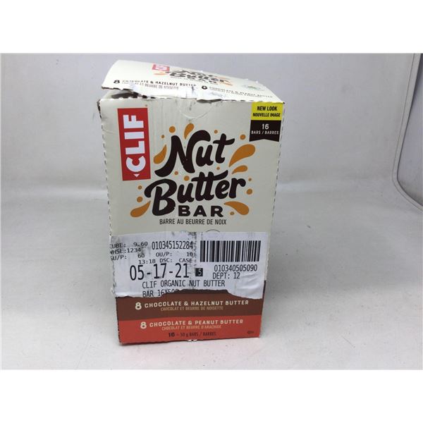 Clif Nut Butter Bars Case lot 16 c 50g