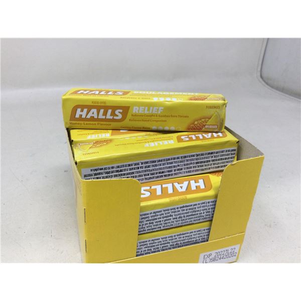 Halls Honey Lemon 20 x 9 count