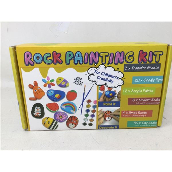 Rock painting kit, 60 rocks with differentiating sizes