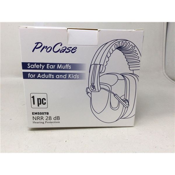 NEW ProCase Safety Ear Muffs Rated 20dB