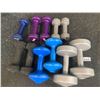 Image 1 : Lot of assorted dumbbells 11 pieces with 5 sets
