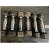 Image 1 : Lot of Hex rubber dumbbells 6 x 3lbs