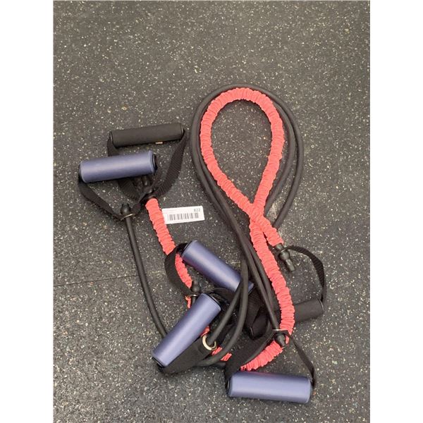 Lot of 3 heavy resistance tubes with handles