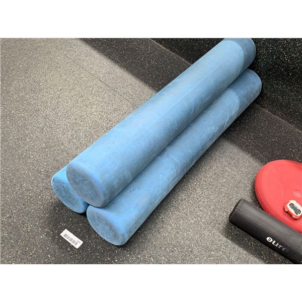 Lot of 3 32" foam rollers