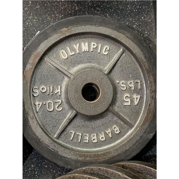 Barbell Olympic 45Lbs plate weight