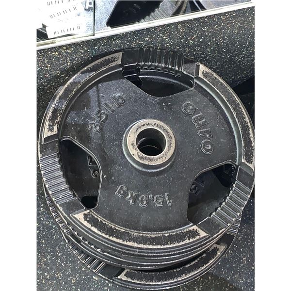 Euro 35Lbs Handled Plate weight