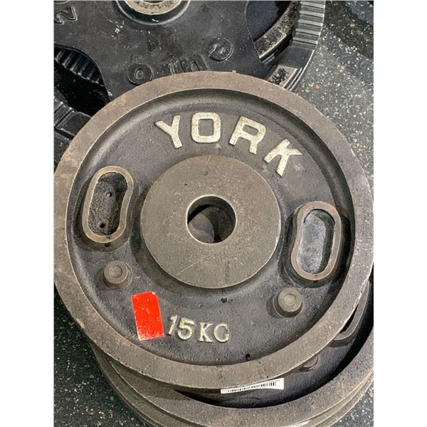 York 35 Lbs Iron Plate Weight