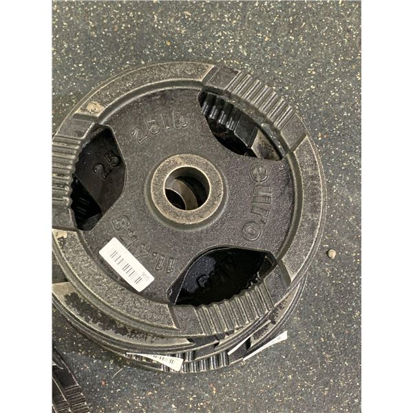 Euro 25Lbs Handled Plate weight