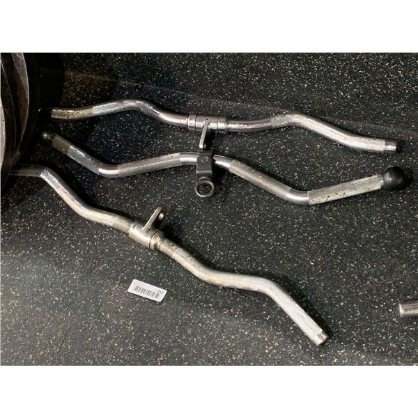 Lot of 3 Chrome revolving curl pull bars