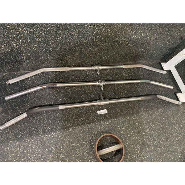 Lot of 3 assorted long lat pull down bars