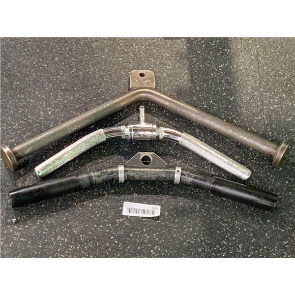 Lot of 3 Assorted size press down bars