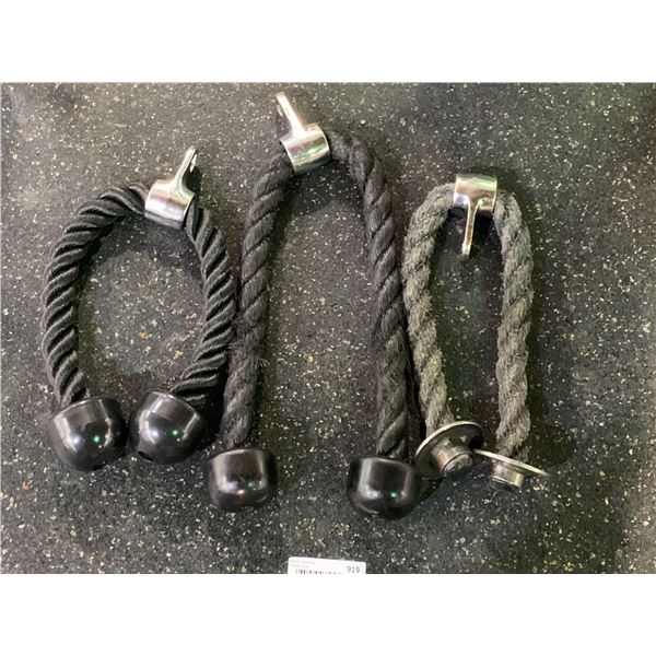 Lot of 3 Tricep ropes