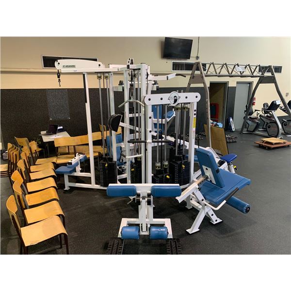 Atlantis Multi Station  6 post  - all fitness equipment in this auction has been recently serviced a