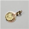 Image 2 : 10K Yellow Gold Amulet Pendant (~weight 0.97g), Made in Canada, Suggested Retail Value $500