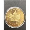 Image 1 : NEW Canada 2015 Replica of .9999 1oz Fine Gold cased