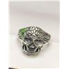 Image 1 : Silver Mens Biker Skull Ring size 10