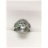 Image 3 : Silver Mens Biker Skull Ring size 10