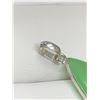 Image 2 : Jade Stone Pendant set in .925 Silver