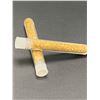 Image 1 : Lot of 2 Vials Golden Flake material ( approx 2 inch long)
