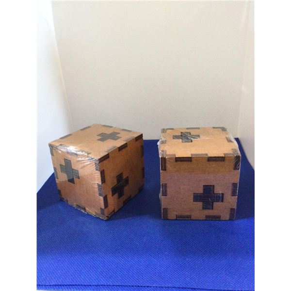 Wooden Puzzle Lot of 2