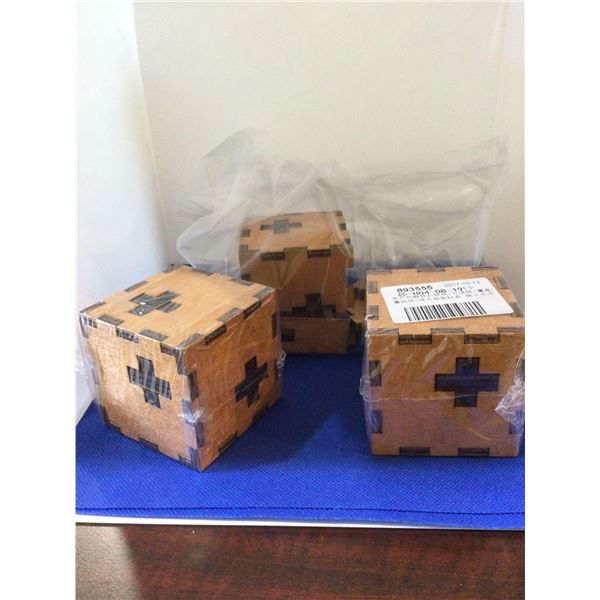 Wooden Puzzle Lot Of 3