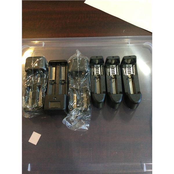 Lot Of 6 Battery Chargers