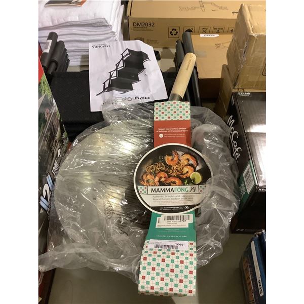 Mamma Fong Authentic 14in Steel Wok