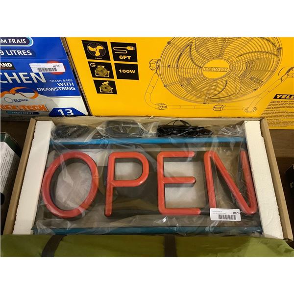 LED Neon Open Sign