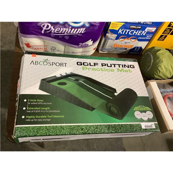 Abcosport Golf Putting Practice Mat