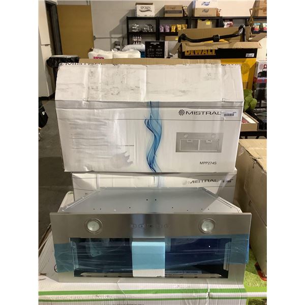 Mistral Insert Range Hood - Model: MPP274S