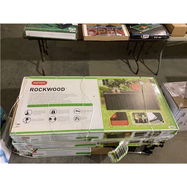 Keter Rockwood Large Storage Box (61in x 28.5in x 25.3in)