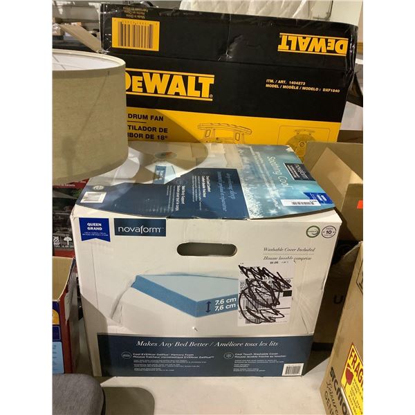 Novaform Queen Size GelPlus 3in Memory Foam Topper