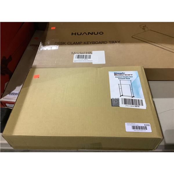 Simple Houseware Standard Double Rod Garment Rack