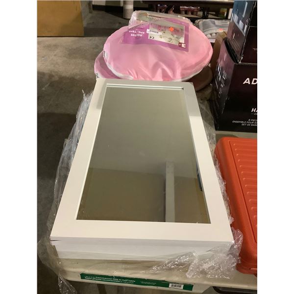 Songmics Lockable Jewelry Cabinet w/ Mirror