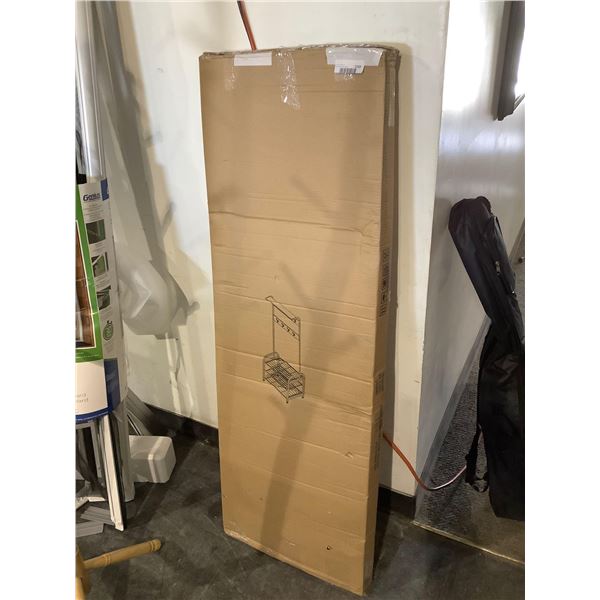 Metal Clothes Rack w/ Storage Shelf - Model: BF-719