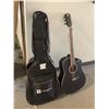 Image 1 : Vangoa Acoustic Electric Guitar - Model: VA10CEBKM