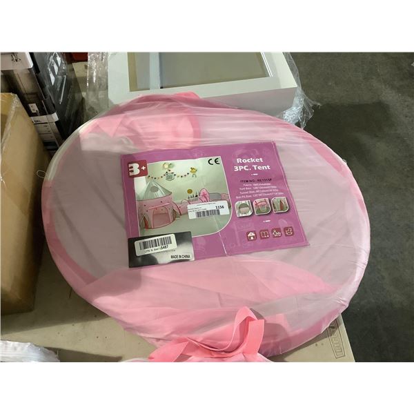 Rocket 3-Piece Kids Play Tent