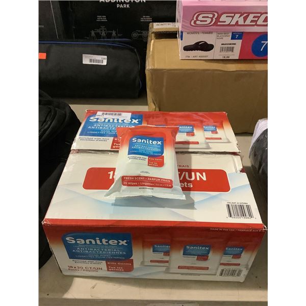 Case of Sanitex Antibacterial Hand Wipes (18pk x 20 wipes)
