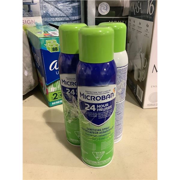Microban Sanitizing Spray (3 x 425g)
