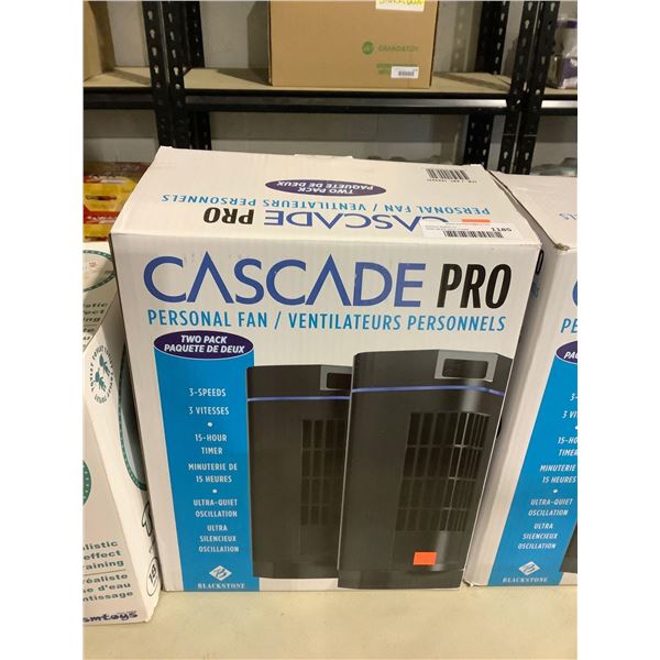 Cascade Box Fans Cascade Pro Personal Fan 2-Pack