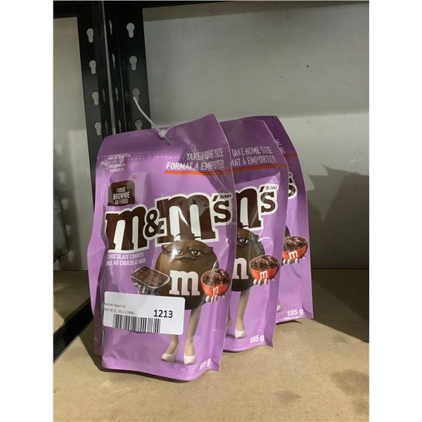 M&M Fudge Brownie Dark Chocolate Candies (3 x 185g)