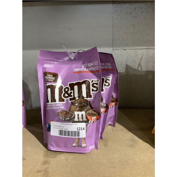M&M Fudge Brownie Dark Chocolate Candies (3 x 185g)