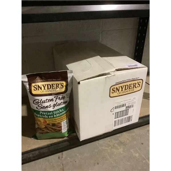 Case of Snyder's Honey Mustard and Onion Pretzel Sticks (12 x 220g)