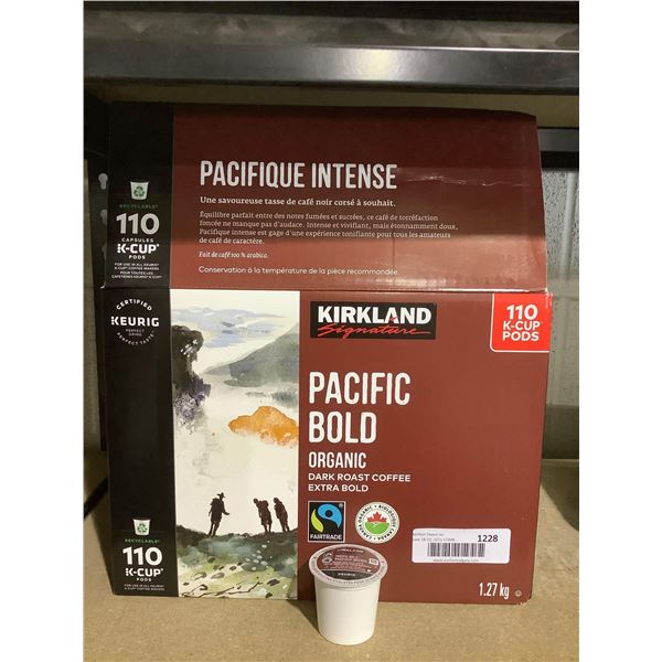 Case of Kirkland Dark Roast K-Cup Coffee Pods (1.27kg)